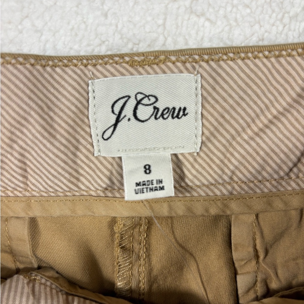 J Crew High Waist Stretch Chino Shorts Size 8 NWT - Picture 7 of 8